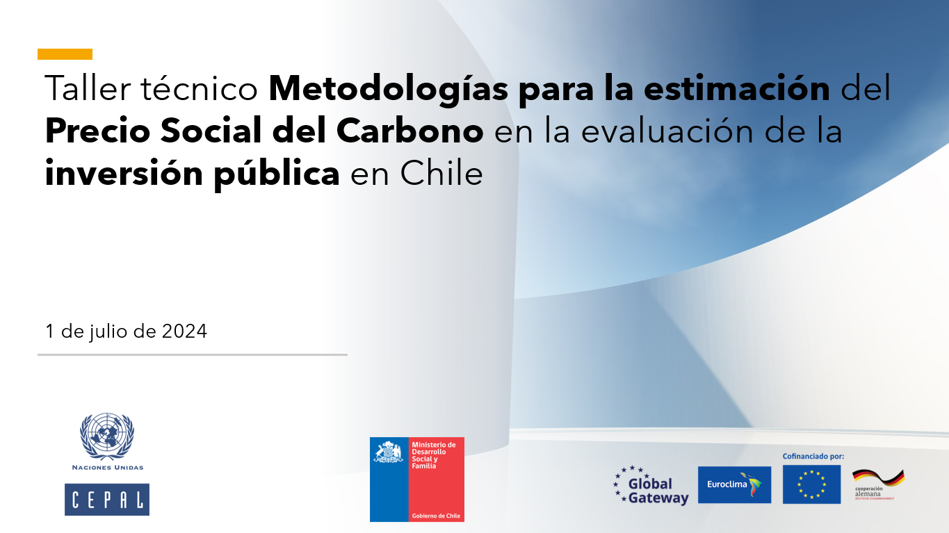 curso precio social del carbono Chile CEPAL