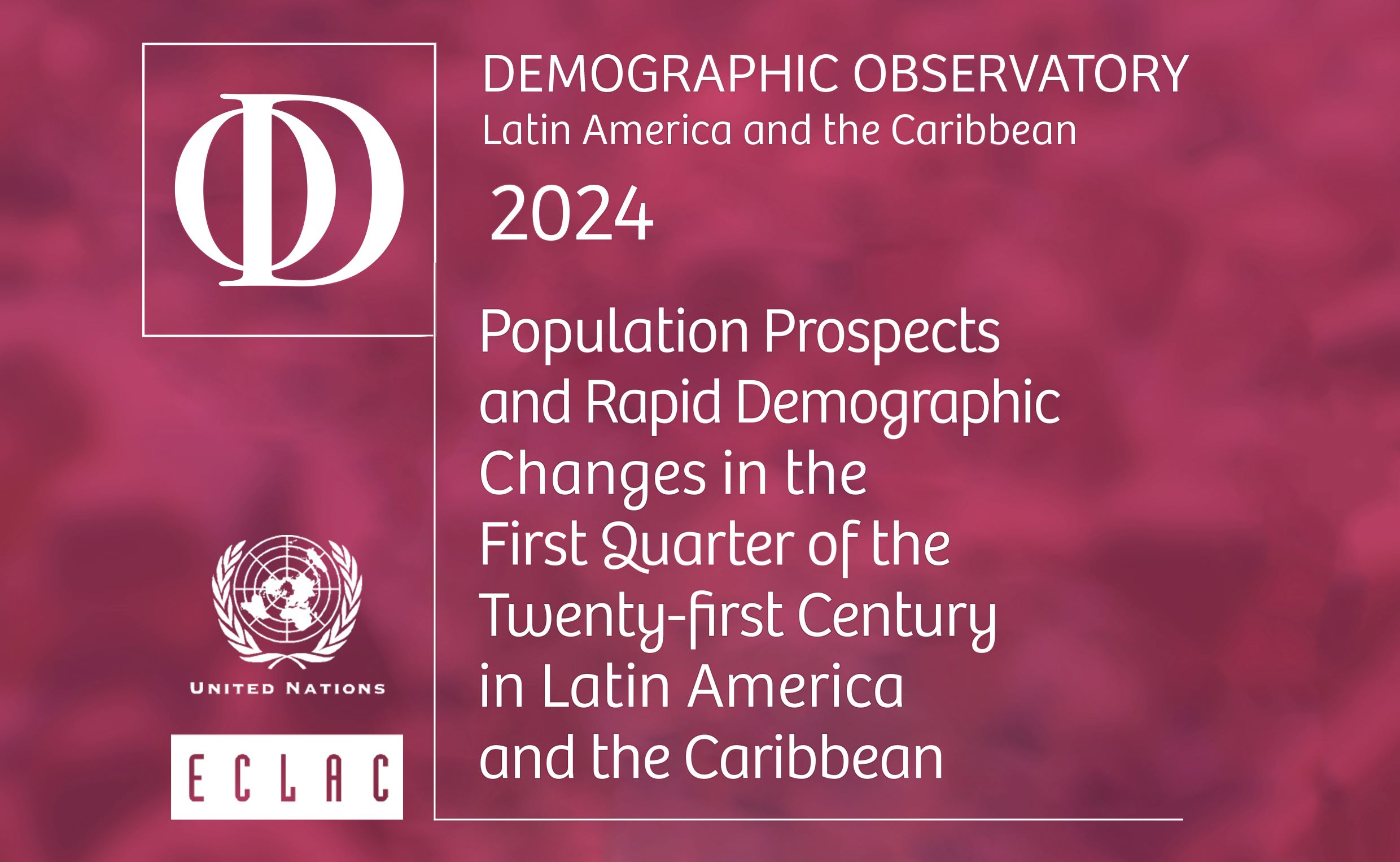 Banner of the 2024 Demographic Observatory