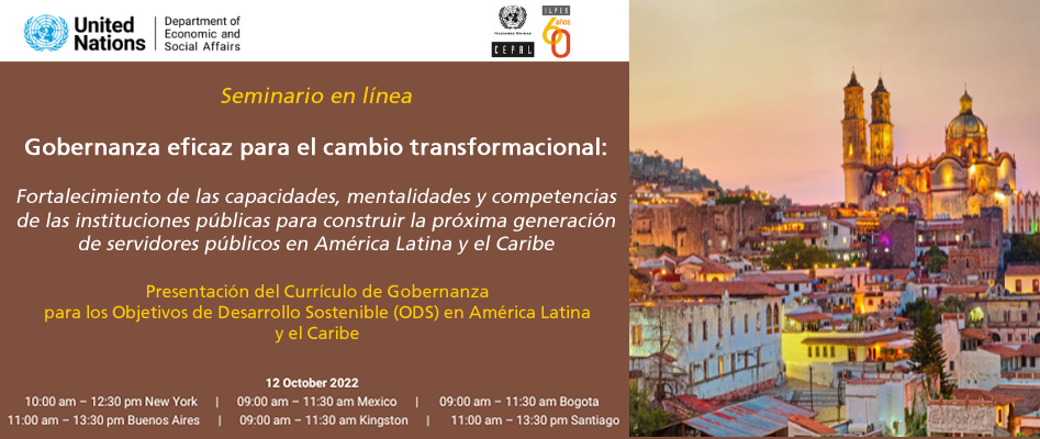 Banner webinar gobernanza eficaz para el cambio transformacional.