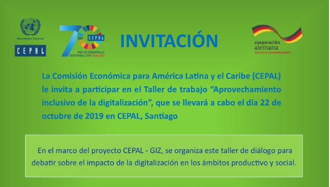 Reunión Programa CEPAL GIZ Aprovechamiento inclusivo de la digitalización