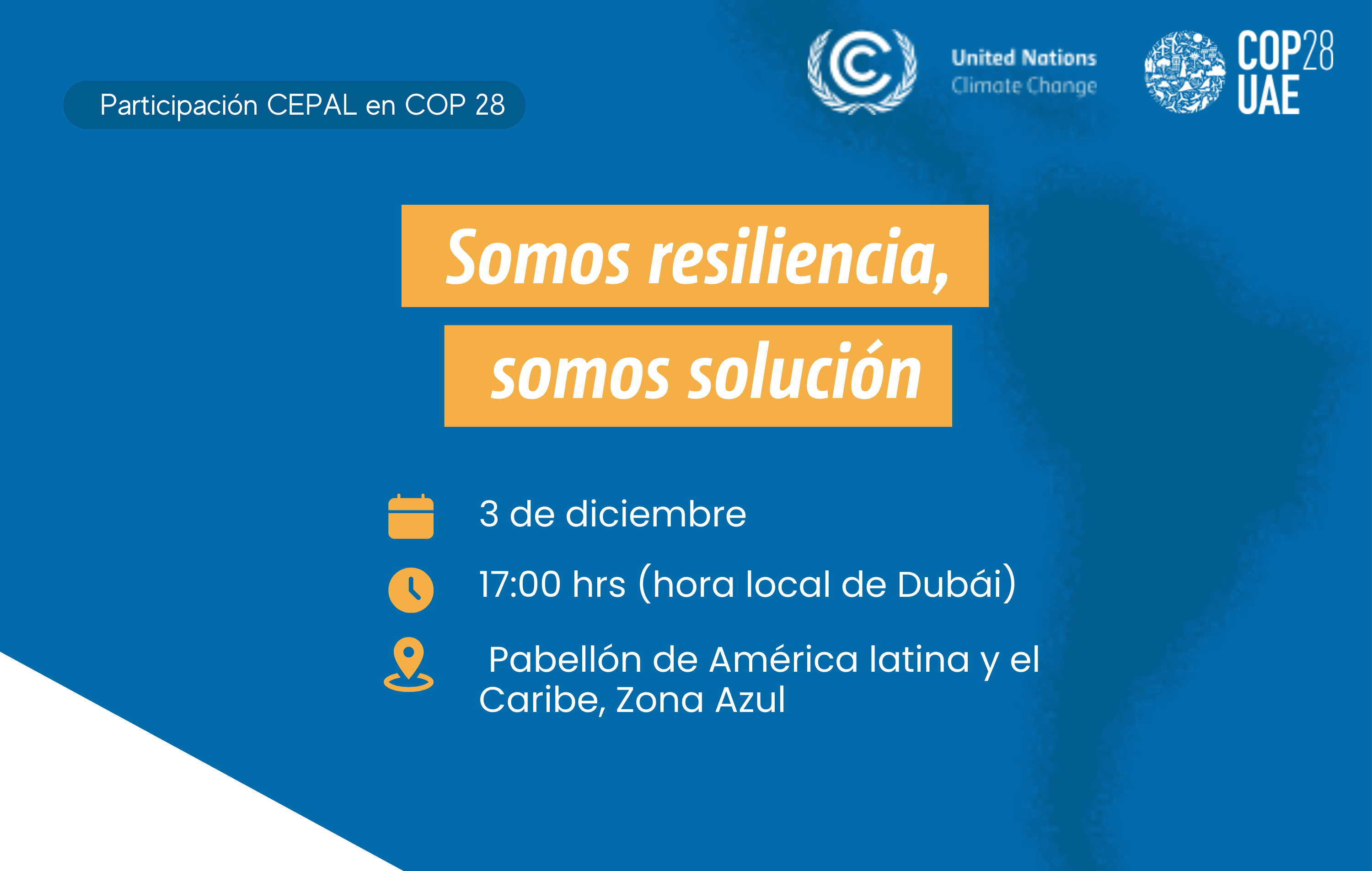 Somos resiliencia, somos solución