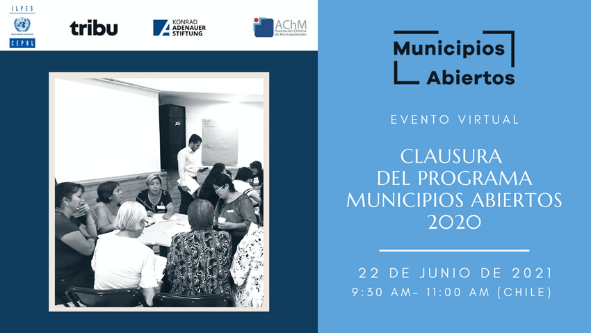 Banner de la Clausura programa Municipios abiertos 2020