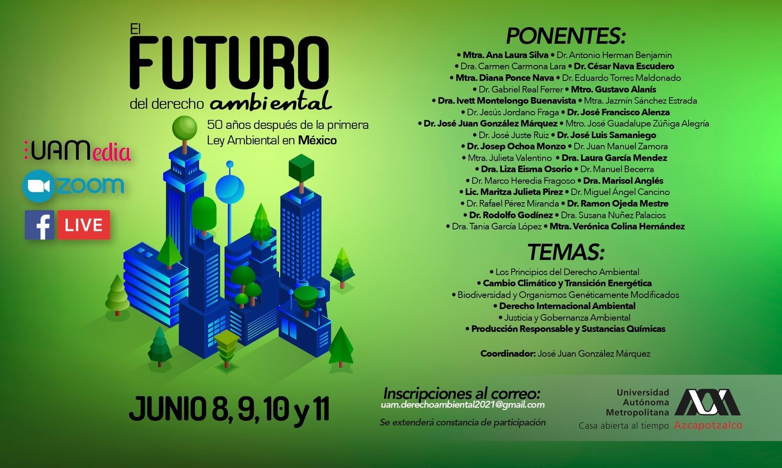 El Futuro del Derecho Ambiental, 50 años después de la primera ley ambiental en México