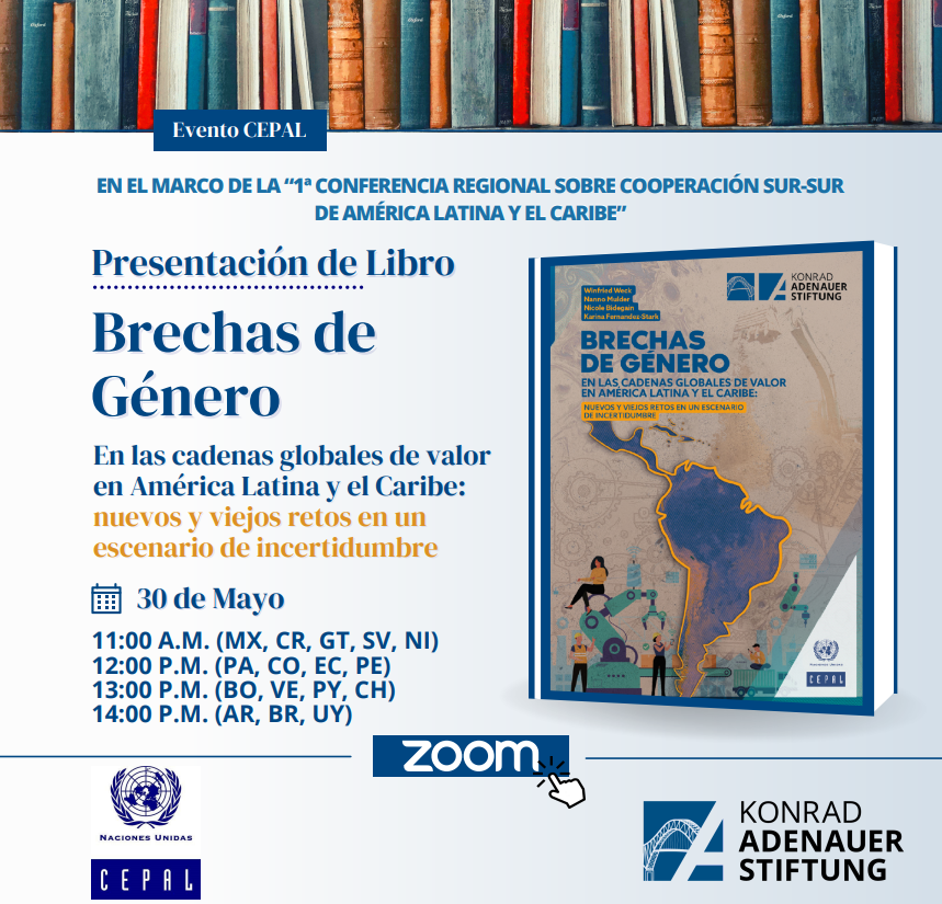 Evento Lanzamiento Libro Brechas de género - cadenas globales de valor