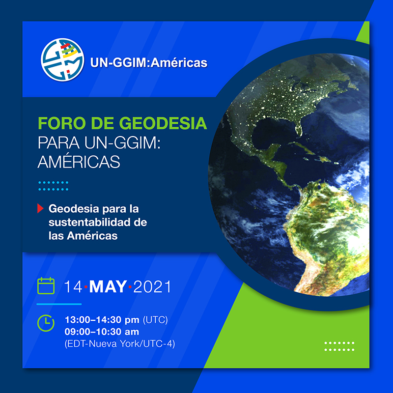 Flier Foro de Geodesia para UN-GGIM: Américas 