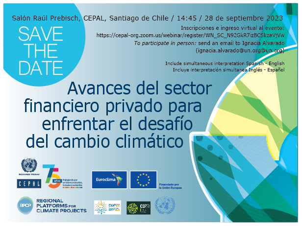 evento sector financiero y cambio climático