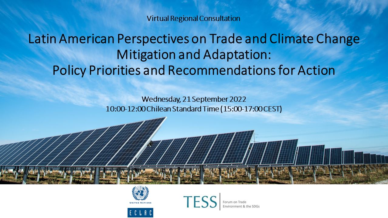 Latin American Perspectives on Trade and Climate Change Mitigation and Adaptation: Policy Priorities and Recommendations for Action