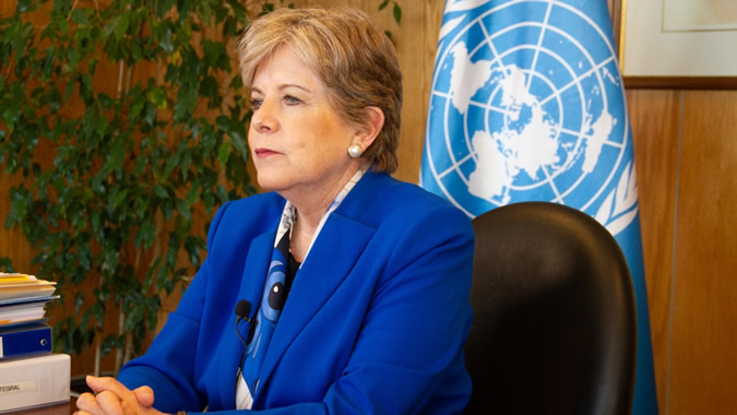 photo of Alicia Bárcena, Executive Secretary of ECLAC.