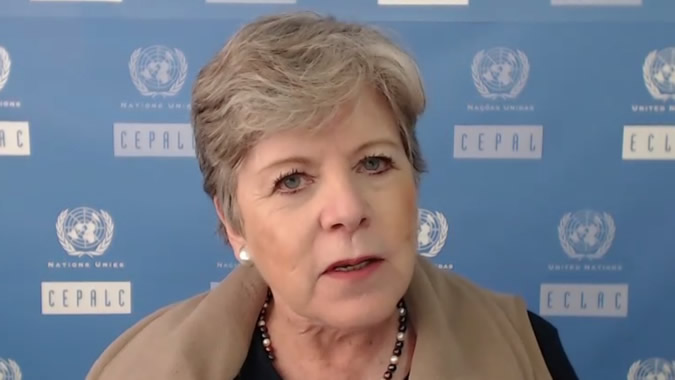 Alicia Bárcena, Executive Secretary of ECLAC