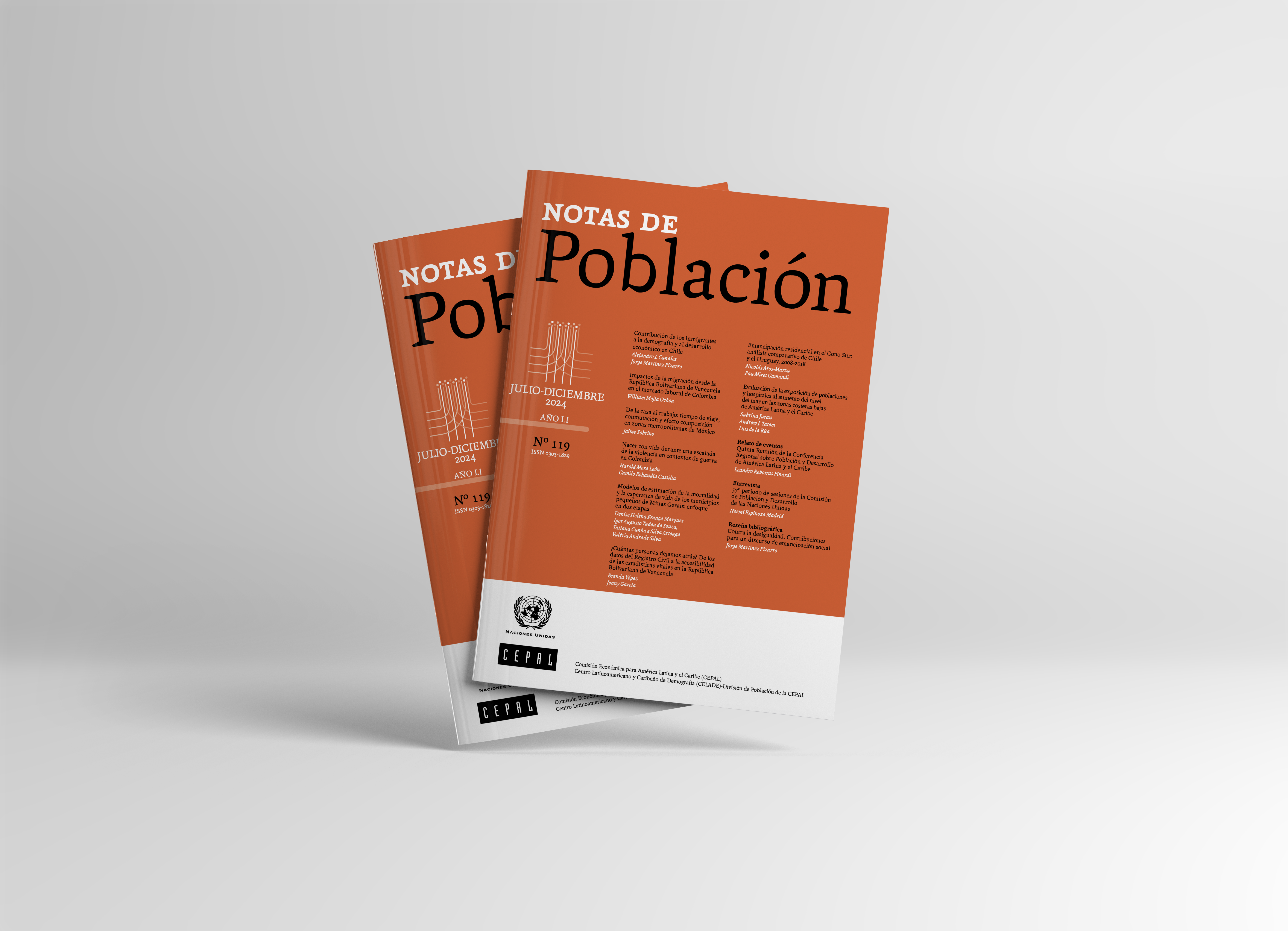 Portada de la edición 119 de las Notas de Población.