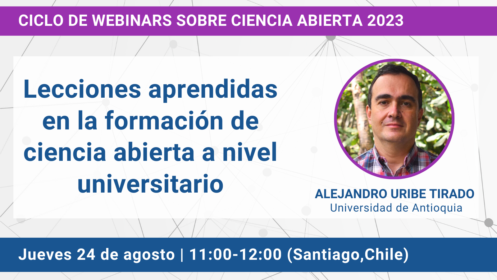 grafico con informacion sobre el seminario web