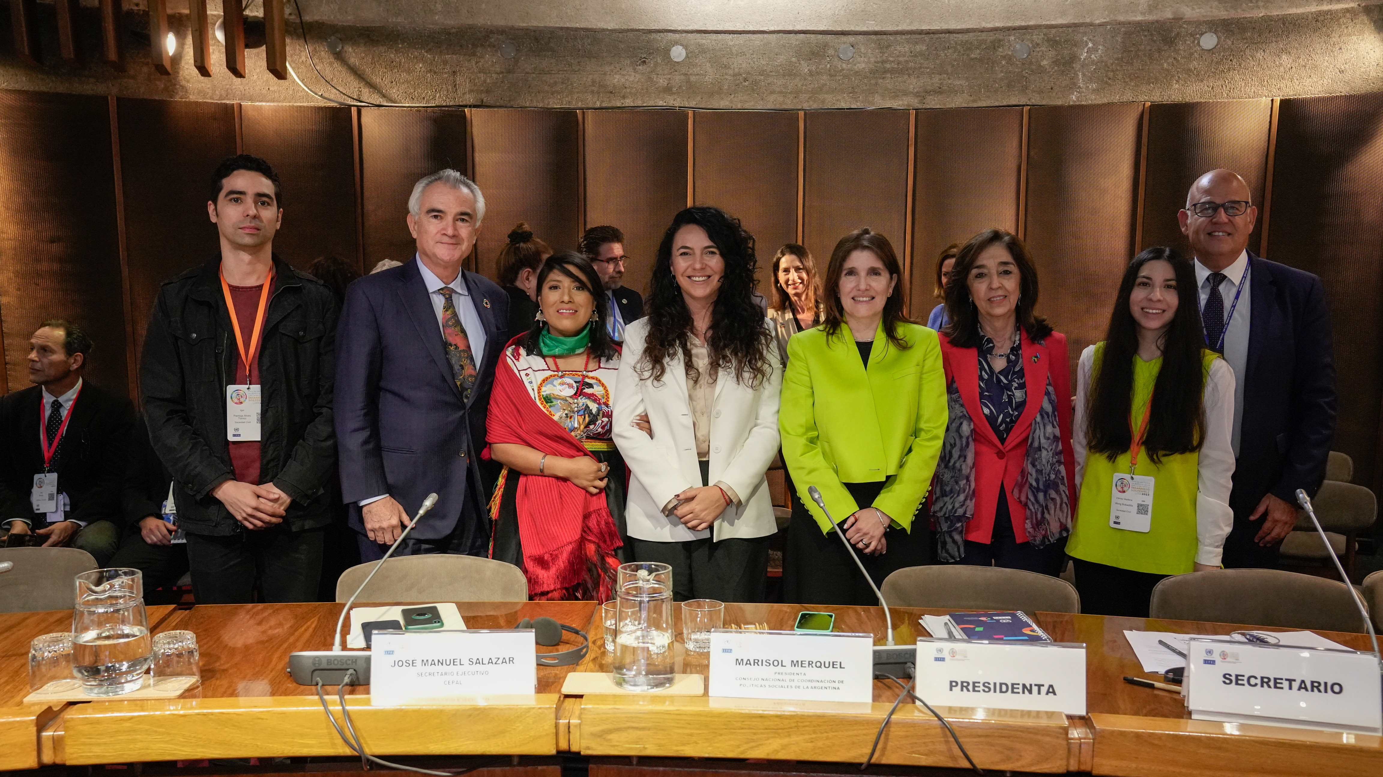 Photo of the closing session of Sixth Meeting of the Forum of the Countries of Latin America and the Caribbean on Sustainable Development