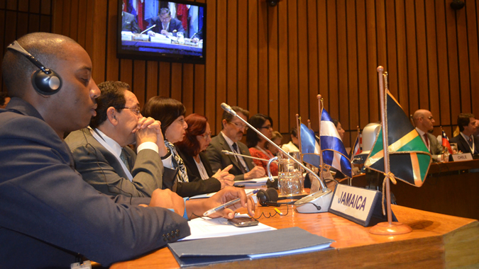 Foto de los delegados participantes en la reunión