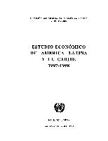 Estudio Económico de América Latina y el Caribe 1997-1998 = Economic Survey of Latin America and the Caribbean 1997-1998