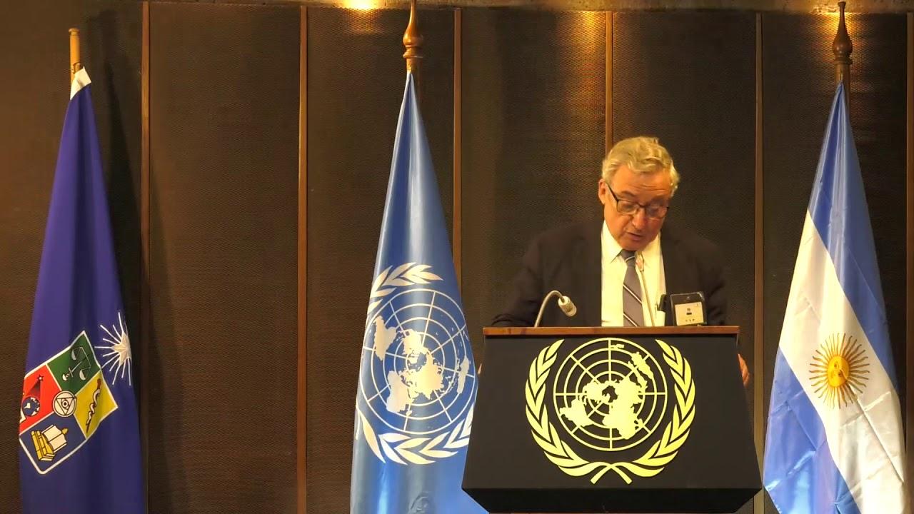 Palabras de Ennio Vivaldi, en la conferencia magistral del Presidente de Argentina