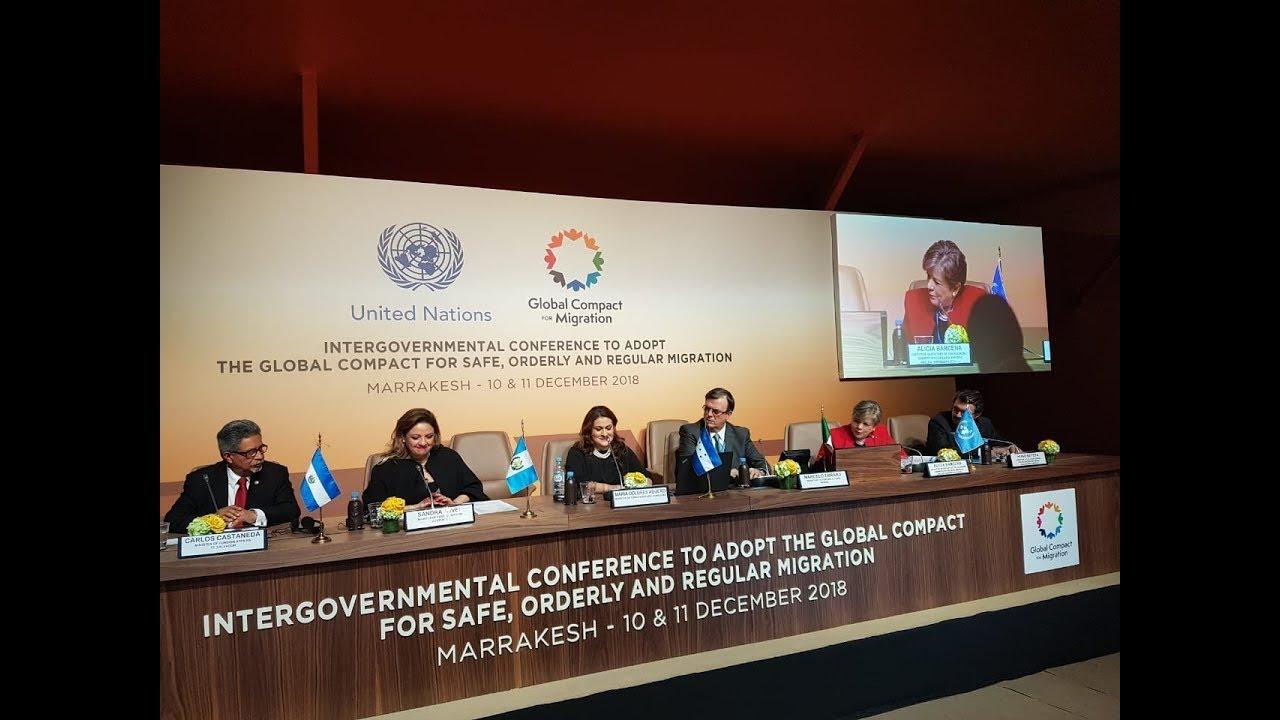 Conferencia de prensa CEPAL y Cancilleres de Centroamérica y México en Marrakech