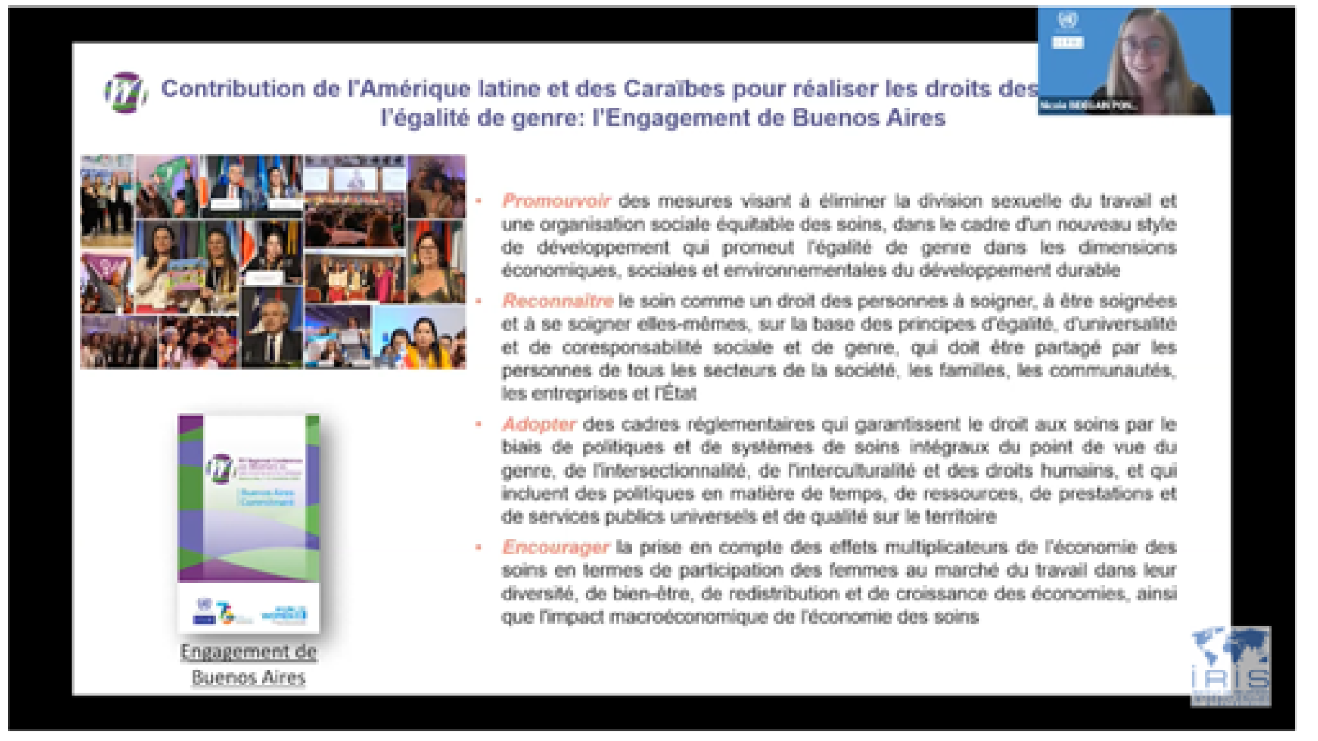  La CEPALC présente les défis et les opportunités pour l'autonomisation des femmes et l'égalité de genre en Amérique latine et dans les Caraïbes