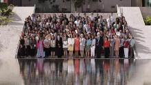 Foto de los participantes en el encuentro.