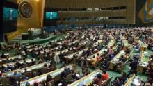 foto de la inauguración del 59 período de sesiones de la CSW en la sede de las Naciones Unidas en Nueva York.