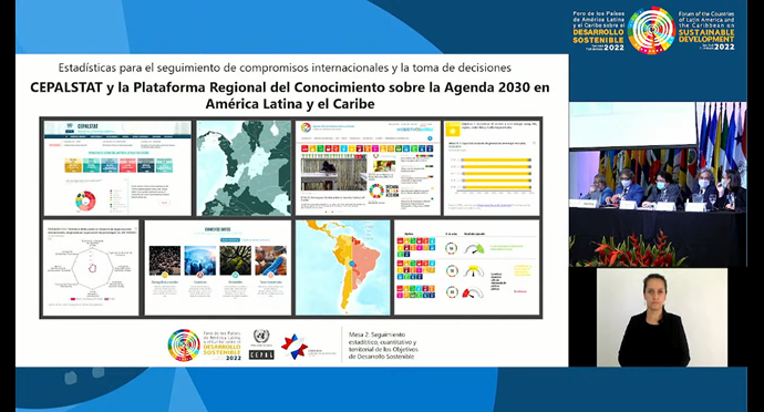 Mesa 2: Seguimiento estadístico, cuantitativo y territorial de los Objetivos de Desarrollo Sostenible